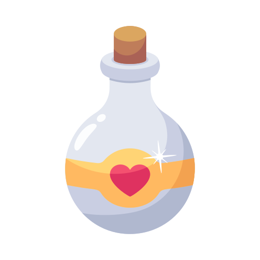 Love potion free sticker