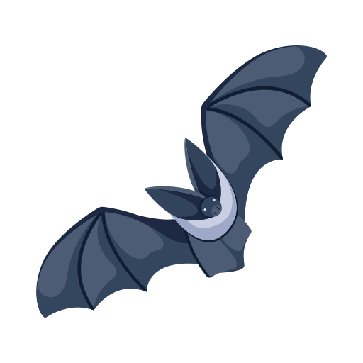 Bat free sticker