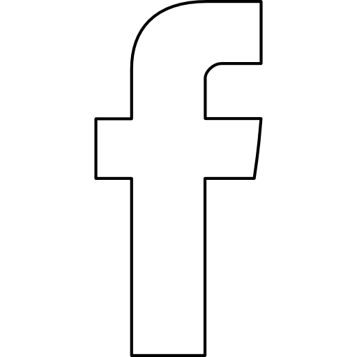 white facebook f png