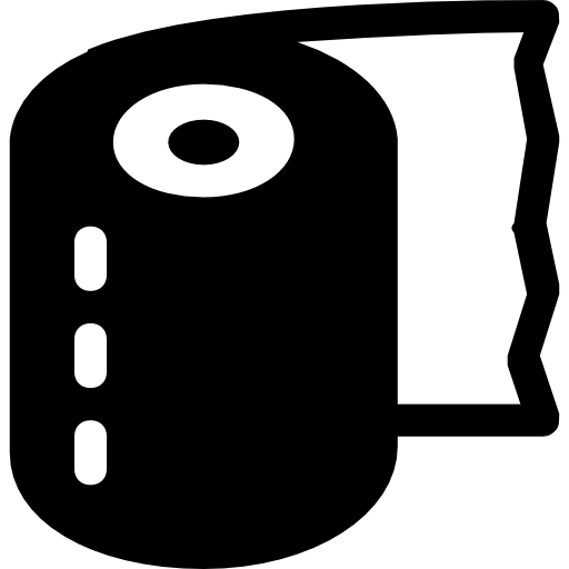 papel higiénico icono gratis