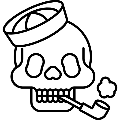 marinero calavera icono gratis