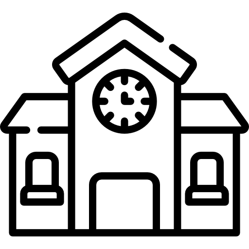 학교 무료 아이콘