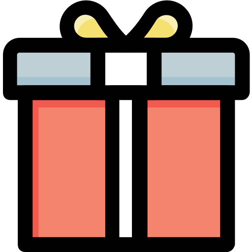 caja de regalo icono gratis