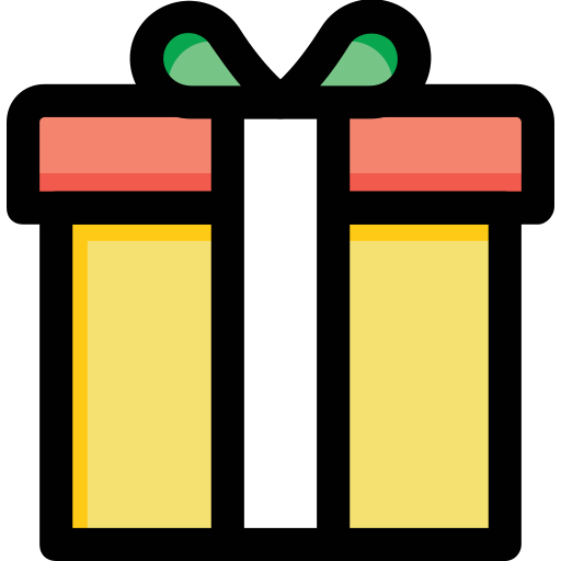 caja de regalo icono gratis