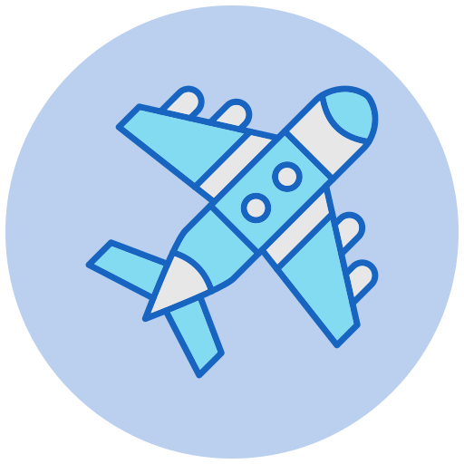 Plane Generic color lineal-color icon