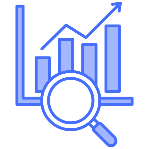 Market research Generic color lineal-color icon