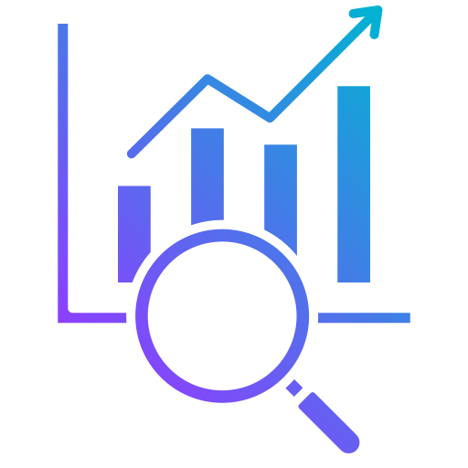 investigación de mercado icono gratis