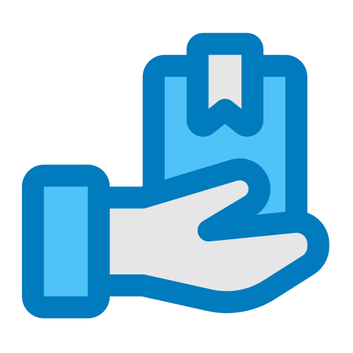 distribución icono gratis