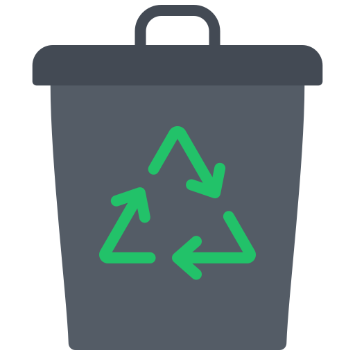 Recycle bin Generic color fill icon