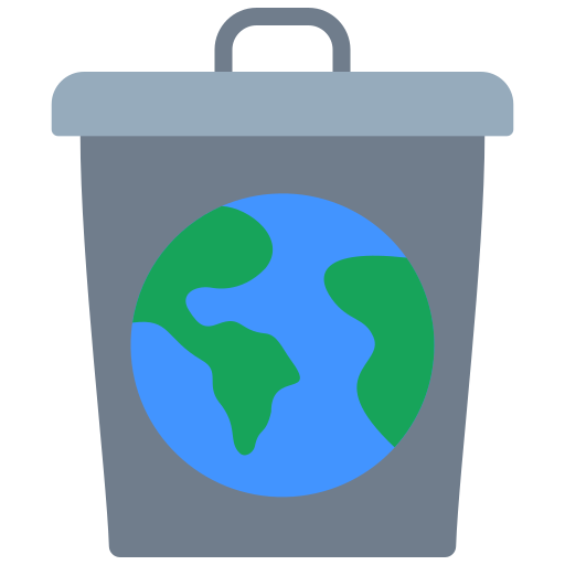 papelera de reciclaje icono gratis