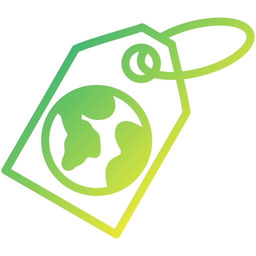 Eco tag free icon