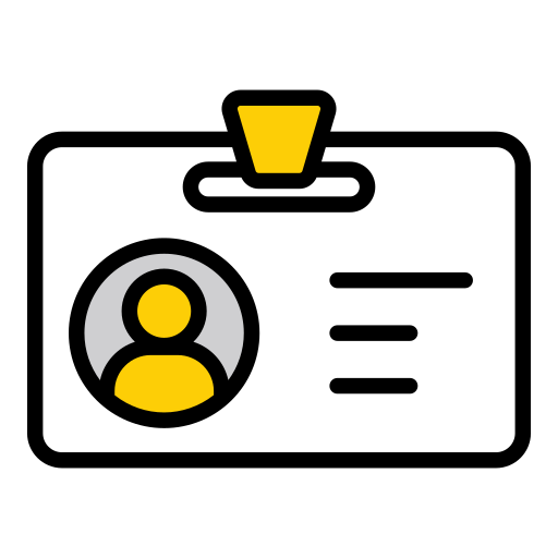 carte d'identité Icône gratuit