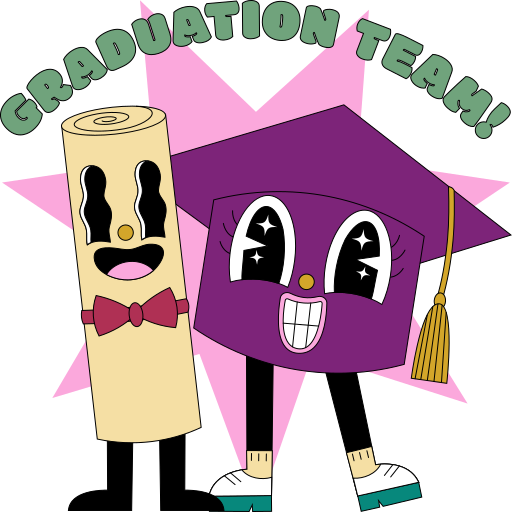 graduación gratis sticker