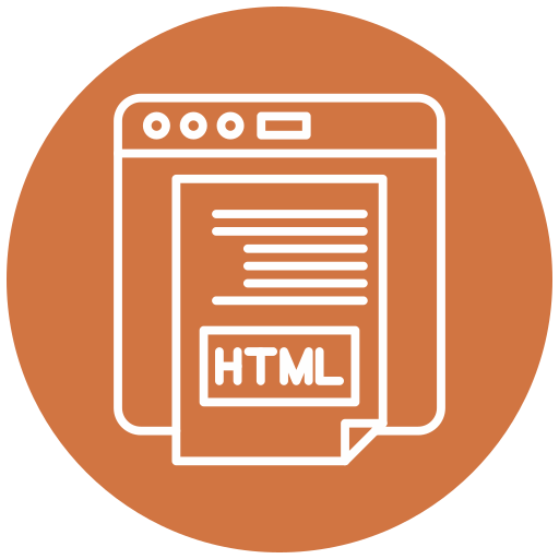 HTML - free icon