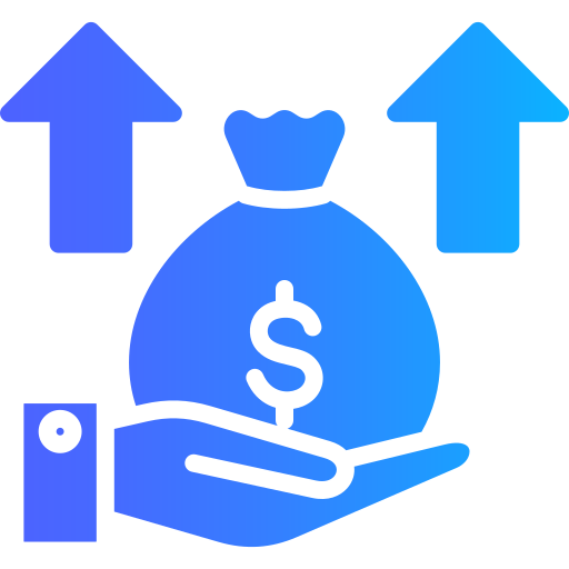 ingresos icono gratis