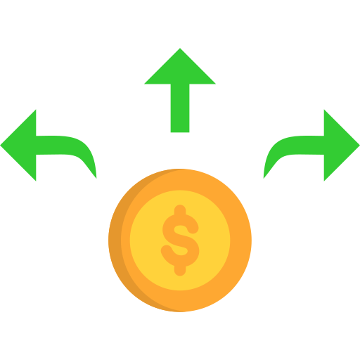 Cash flow Generic color fill icon