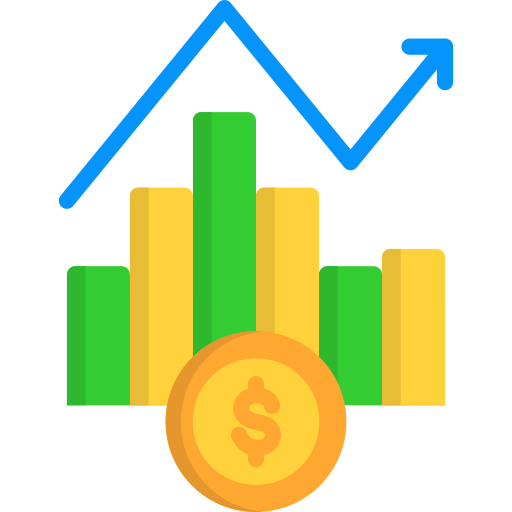 Stock Exchange Generic color fill icon