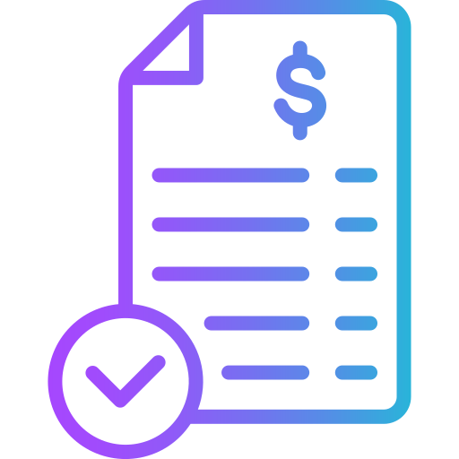 Invoice Generic gradient outline icon