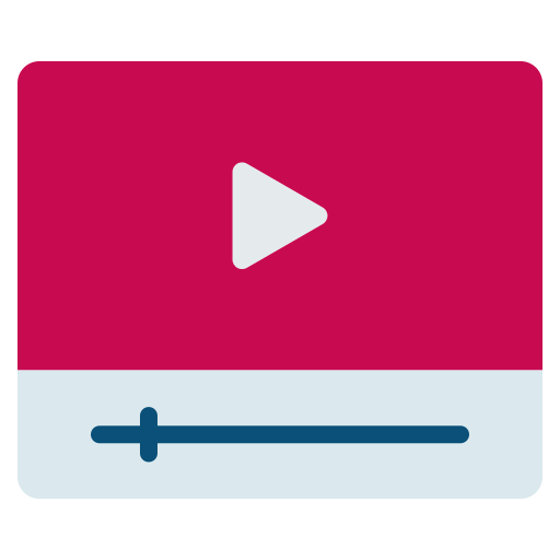 reproductor de video icono gratis