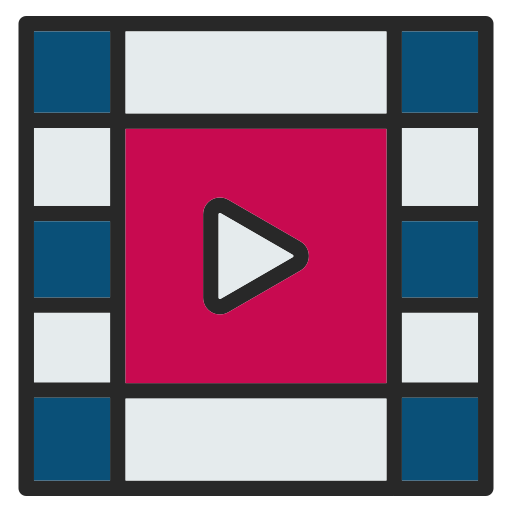 carrete de película icono gratis