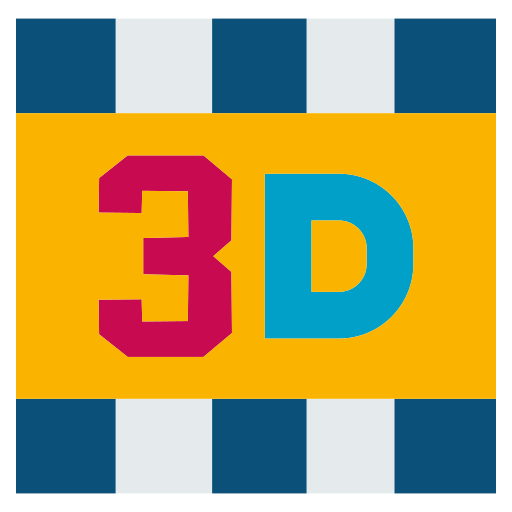 pelicula 3d icono gratis