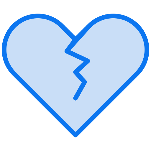 Broken heart Generic color lineal-color icon