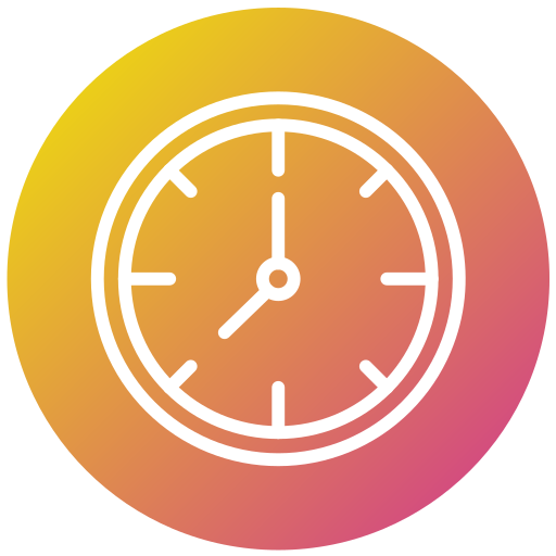 reloj de pared icono gratis