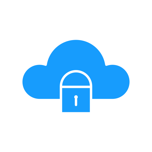 protección en la nube icono gratis