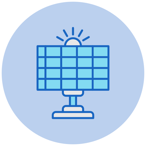 panel solar icono gratis