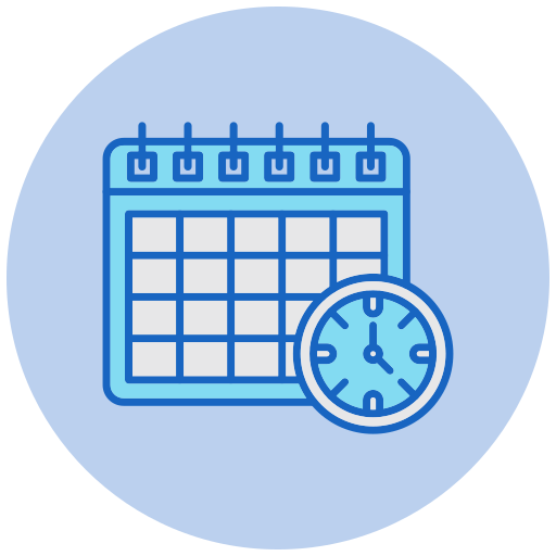 Schedule Generic color lineal-color icon