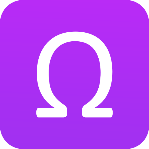 omega icono gratis