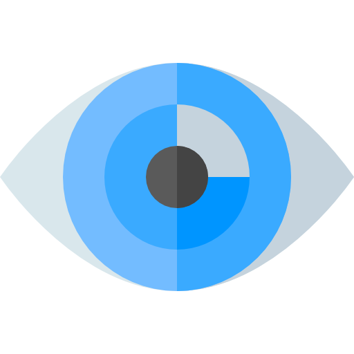 visión icono gratis