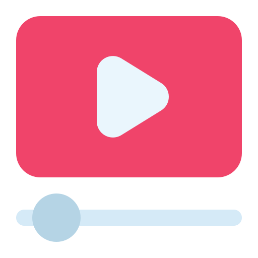 Leccion de video icono gratis