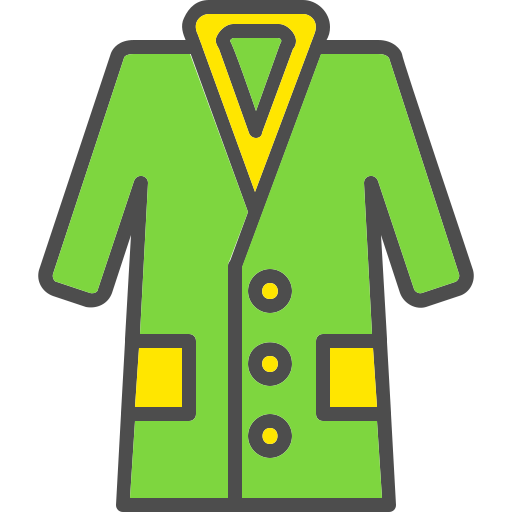 Coat Generic color lineal-color icon