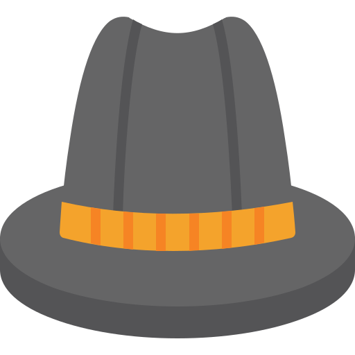 sombrero de copa icono gratis