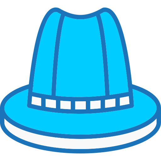 sombrero de copa icono gratis