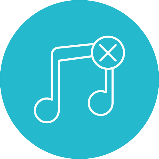 keine musik kostenlos Icon keine musik kostenlos Icon