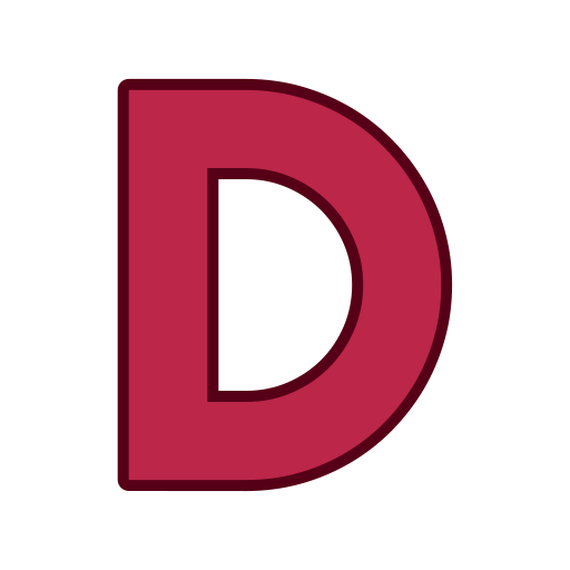 Letter D - Free education icons