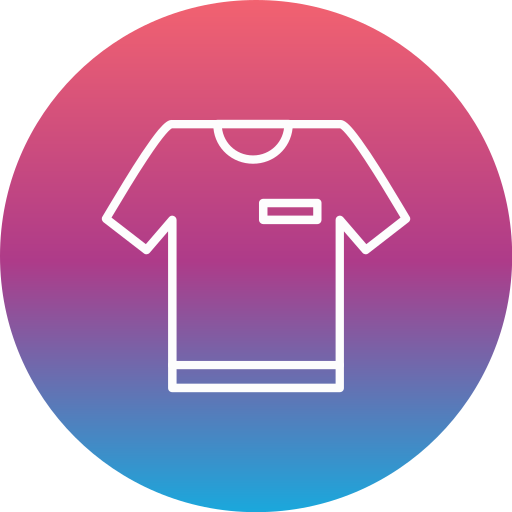 Tshirt Generic gradient fill icon