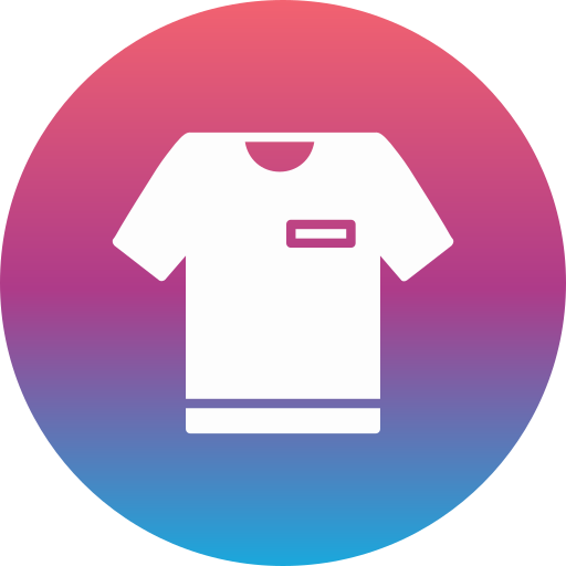 Tshirt Generic gradient fill icon