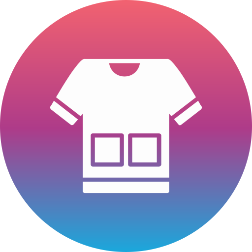 Tshirt Generic gradient fill icon