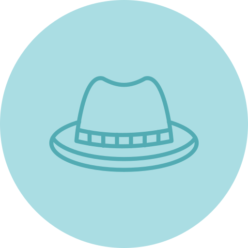 sombrero de fieltro icono gratis