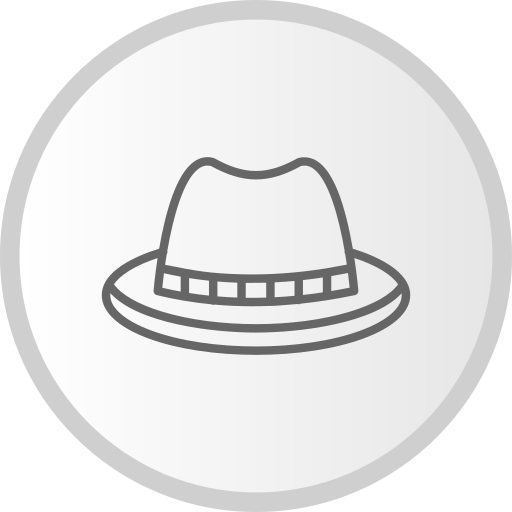 sombrero de fieltro icono gratis