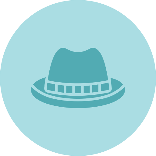 sombrero de fieltro icono gratis