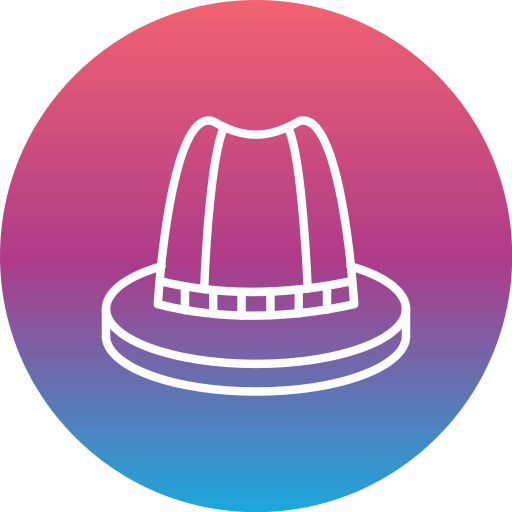 sombrero de copa icono gratis