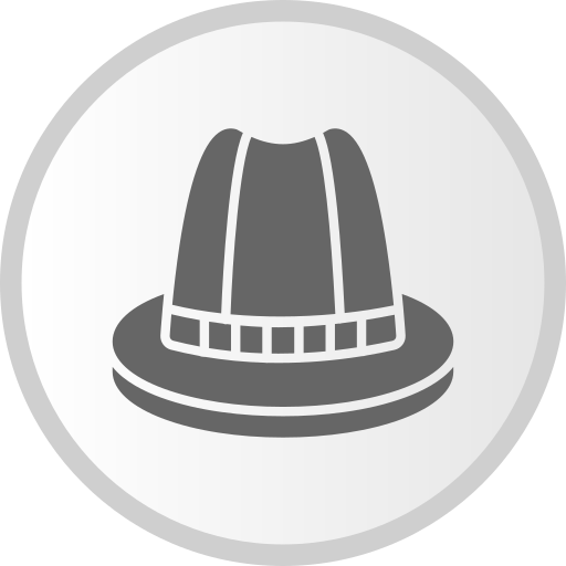 sombrero de copa icono gratis