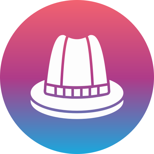 sombrero de copa icono gratis