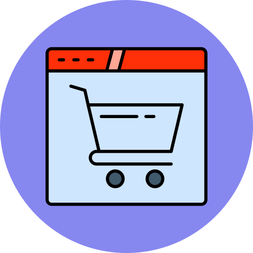 Online store Generic color lineal-color icon