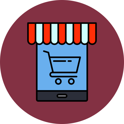 Online store Generic color lineal-color icon