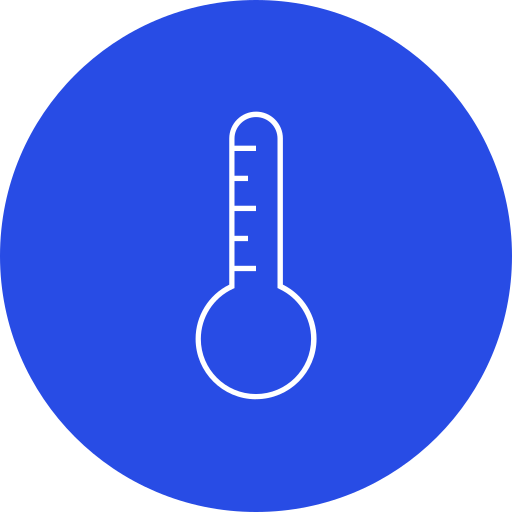 lector de temperatura icono gratis